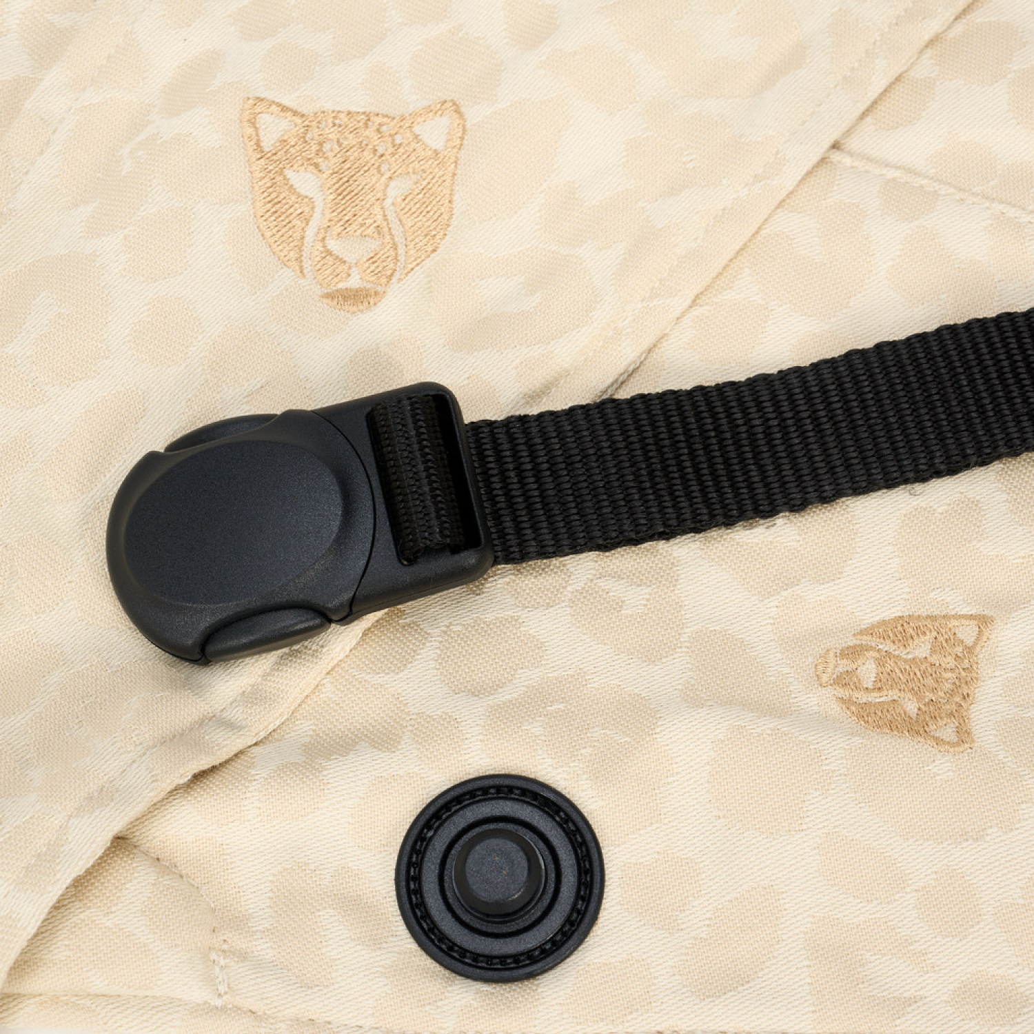 Bowie Baby Carrier Beige Leopard